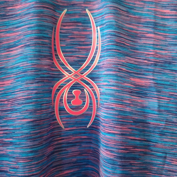 Spyder Womens Long Sleeve Lightweight Athletic Shirt Pink/Purple/Blue Size M - Picture 4 of 6